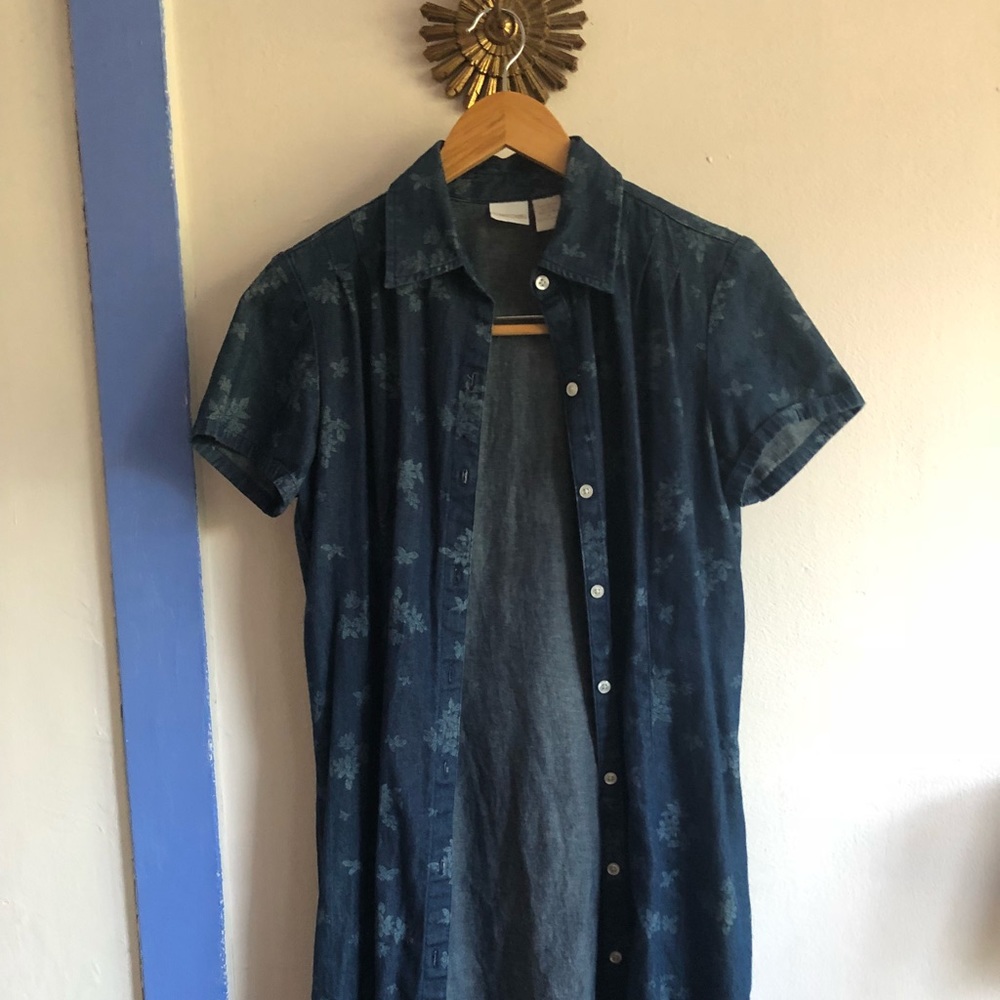 Denim dress size small